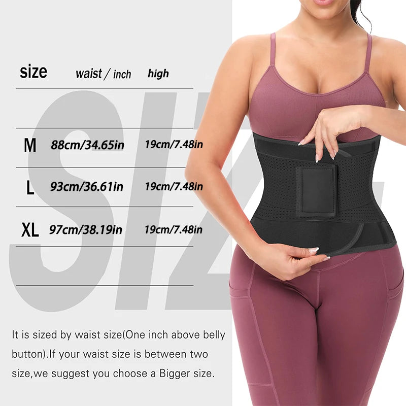 Belt Waist Cincher Ab Belt Tummy Control Body Shaper with Wrap Corset