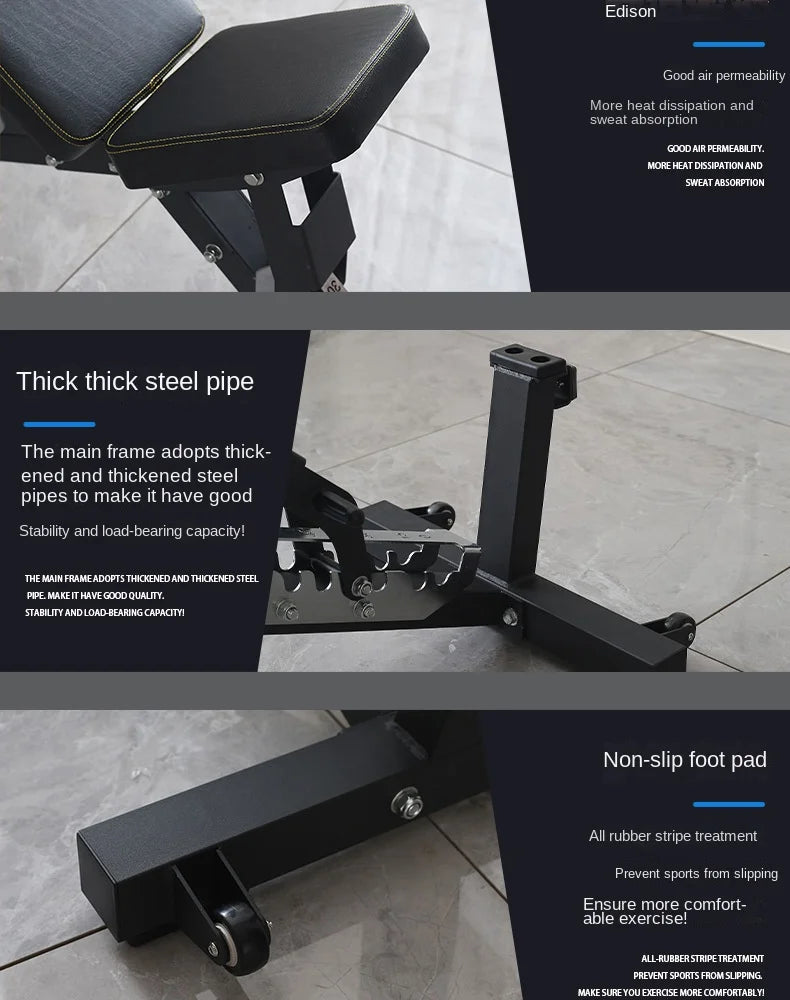 Adjustable dumbbell stool commercial multi-functional professional level bird recliner