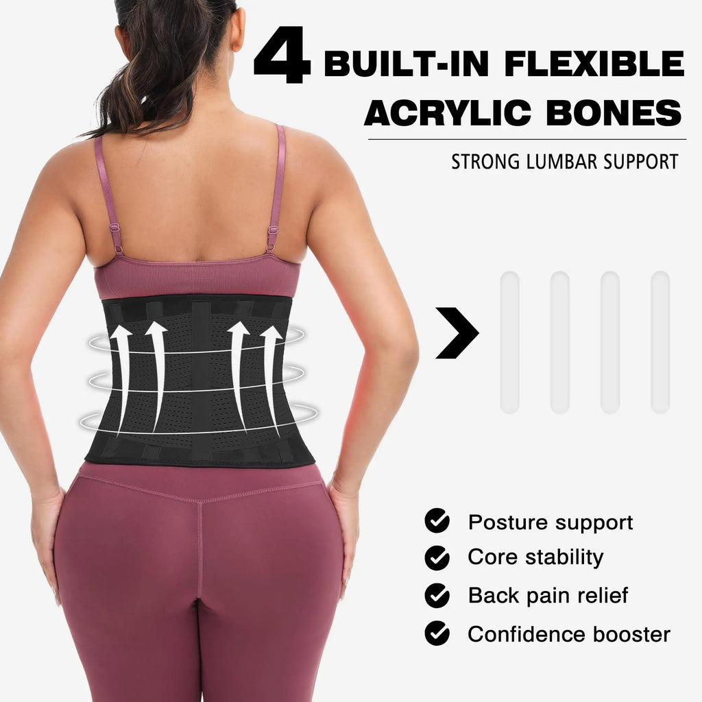 Belt Waist Cincher Ab Belt Tummy Control Body Shaper with Wrap Corset