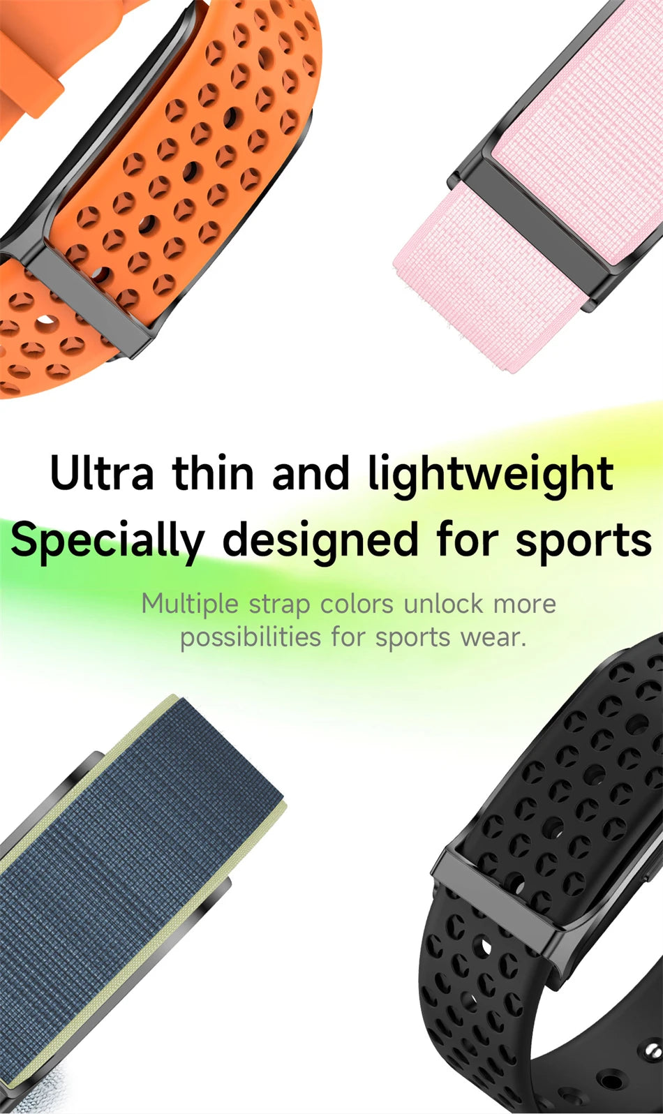 New Sport Fitness Tracker Smart Bracelet Heart Rate Blood Pressure Monitor