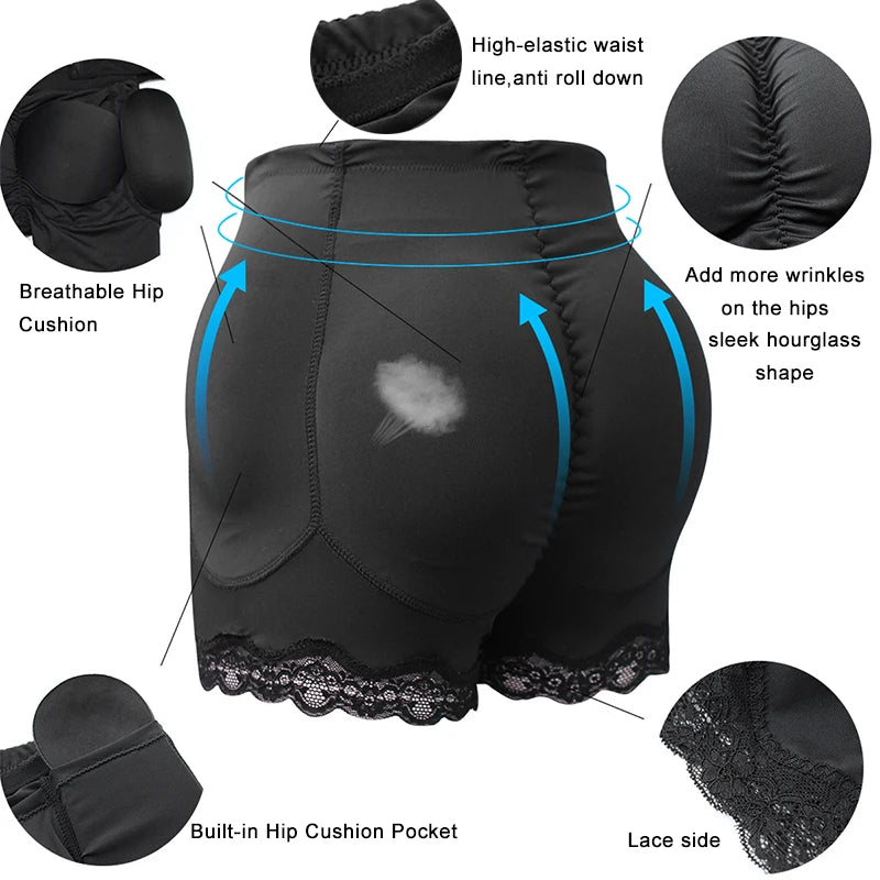 Body Shaper Women Shapewear Fake Butt Lifter Panties