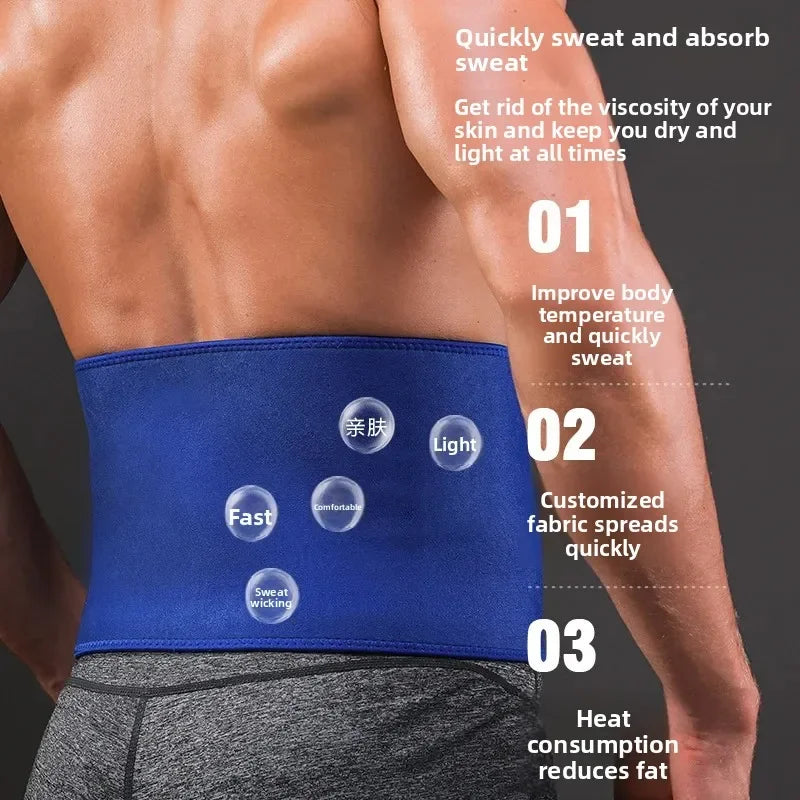 Fitness Waist Belt Sweat Protection for Outdoor Sports